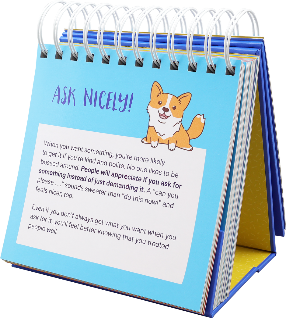 Peter Pauper Press - Everyday Manners and Social Skills - A Flip Book For Kids