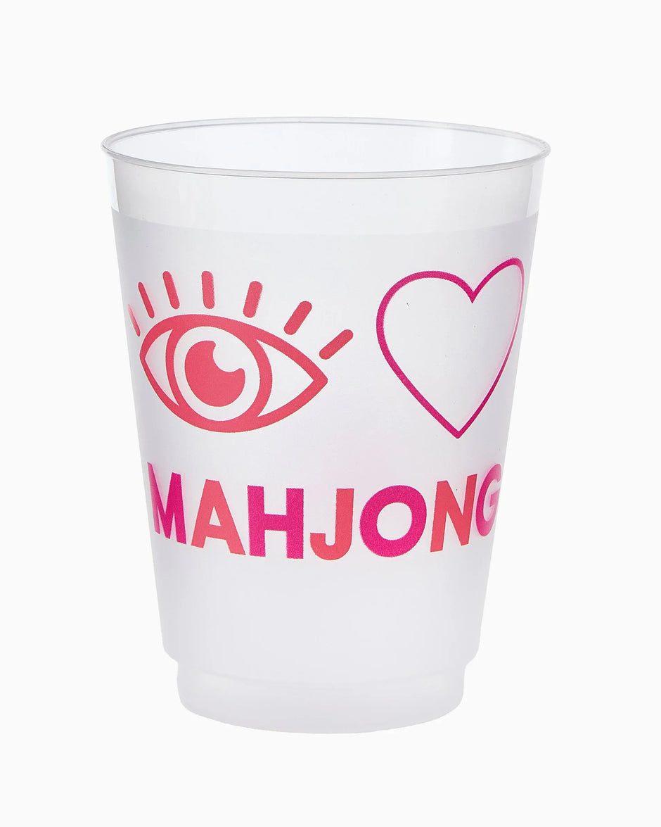 Oh My Mahjong I Heart Mahjong Cups