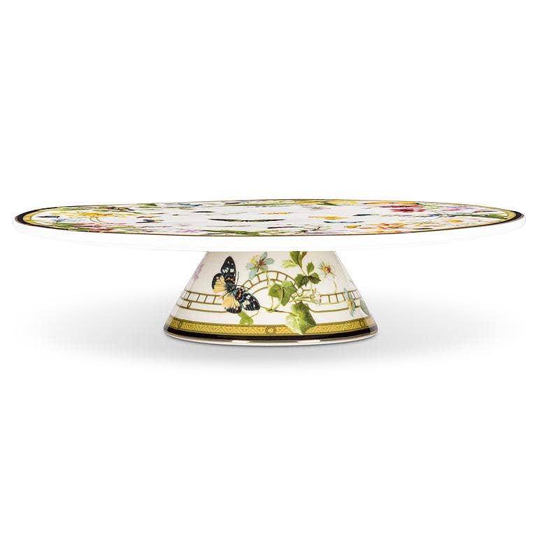 Abbott - Butterfly Garden Pedestal Cake Stand-10.5"D