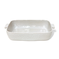 Carmel Ceramica Cozina White Rectangular Baker