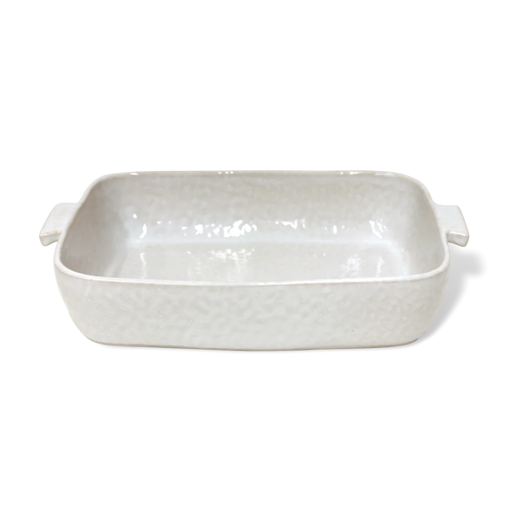 Carmel Ceramica Cozina White Rectangular Baker