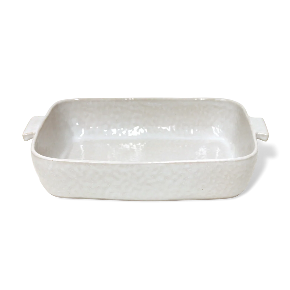 Carmel Ceramica Cozina White Rectangular Baker