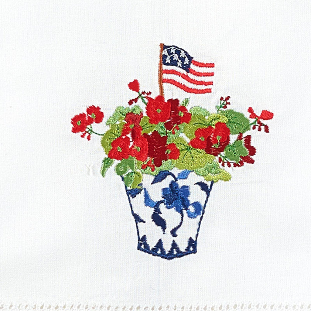 Peking Handicraft - Patriotic Chinoiserie Guest Towel