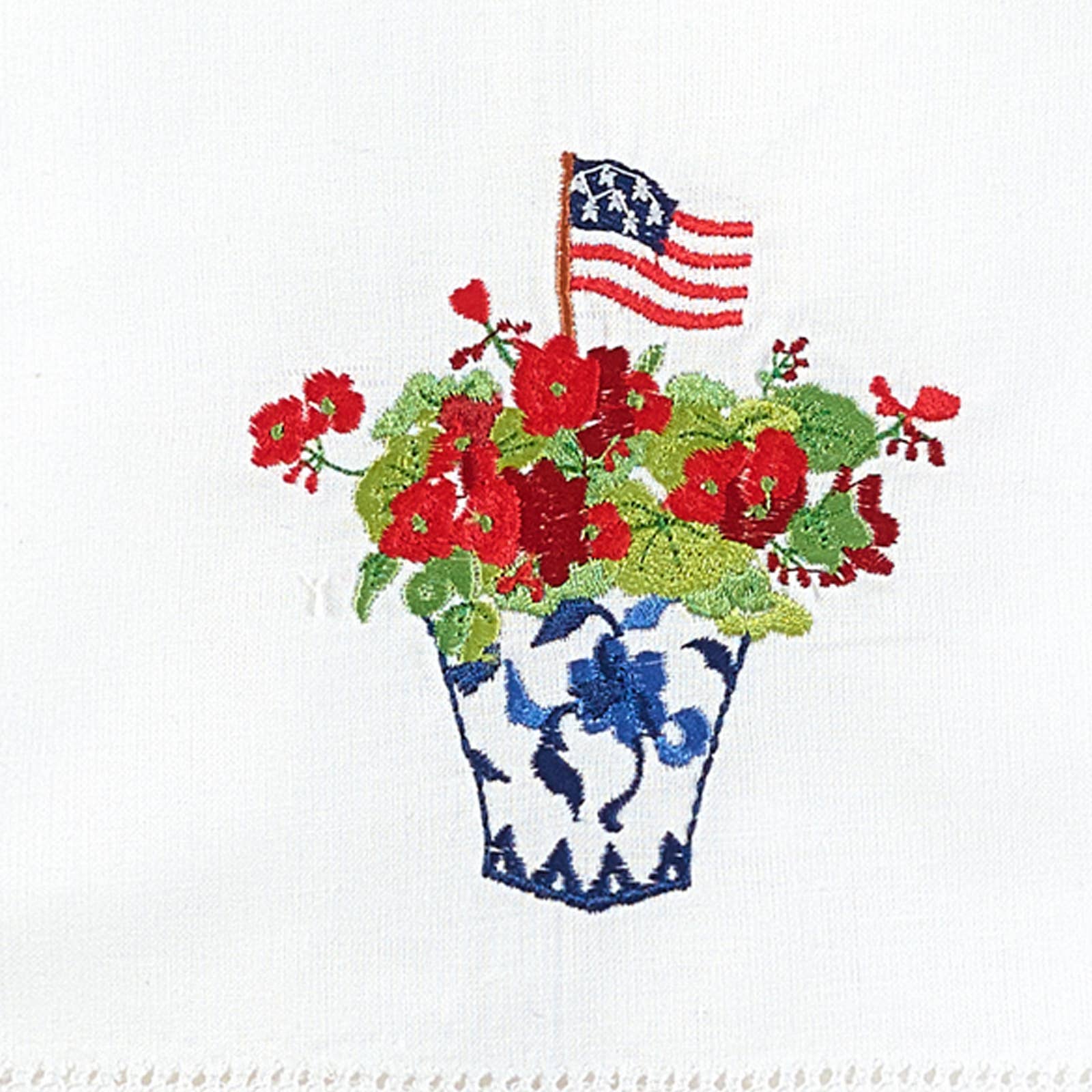 Peking Handicraft - Patriotic Chinoiserie Guest Towel