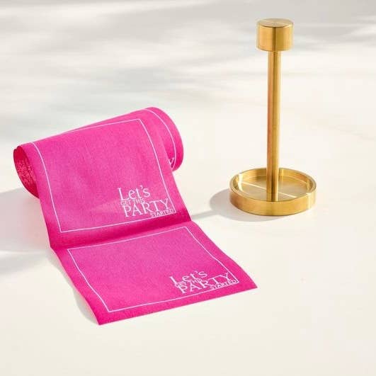 Table Theory (Formerly Toasting with Tara) - Exclusive Cocktail Napkin Stand in Gold