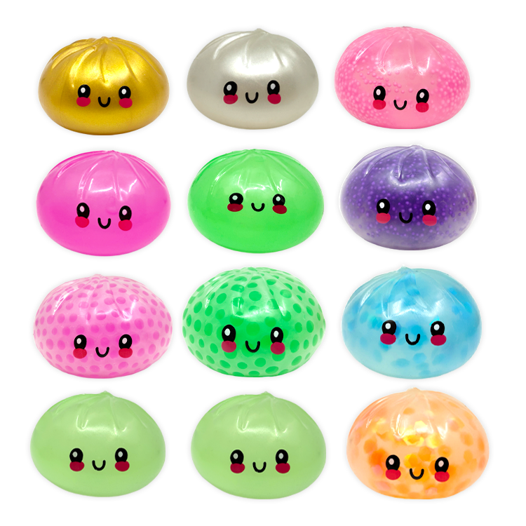 Novelty Brands - Fun Doh Mystery Dumpling Squishies | 12-Piece Retail Display