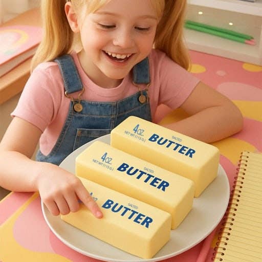 K-Wonderland - Butter Stress Ball – Soft & Slow-Rebound Squishy Toy
