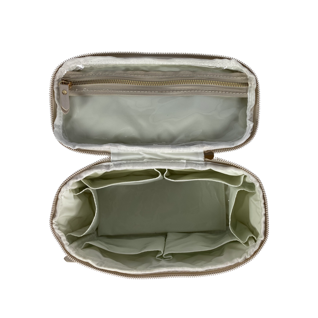 PurseN (new) - Classic Train Case - Pearl Quilted