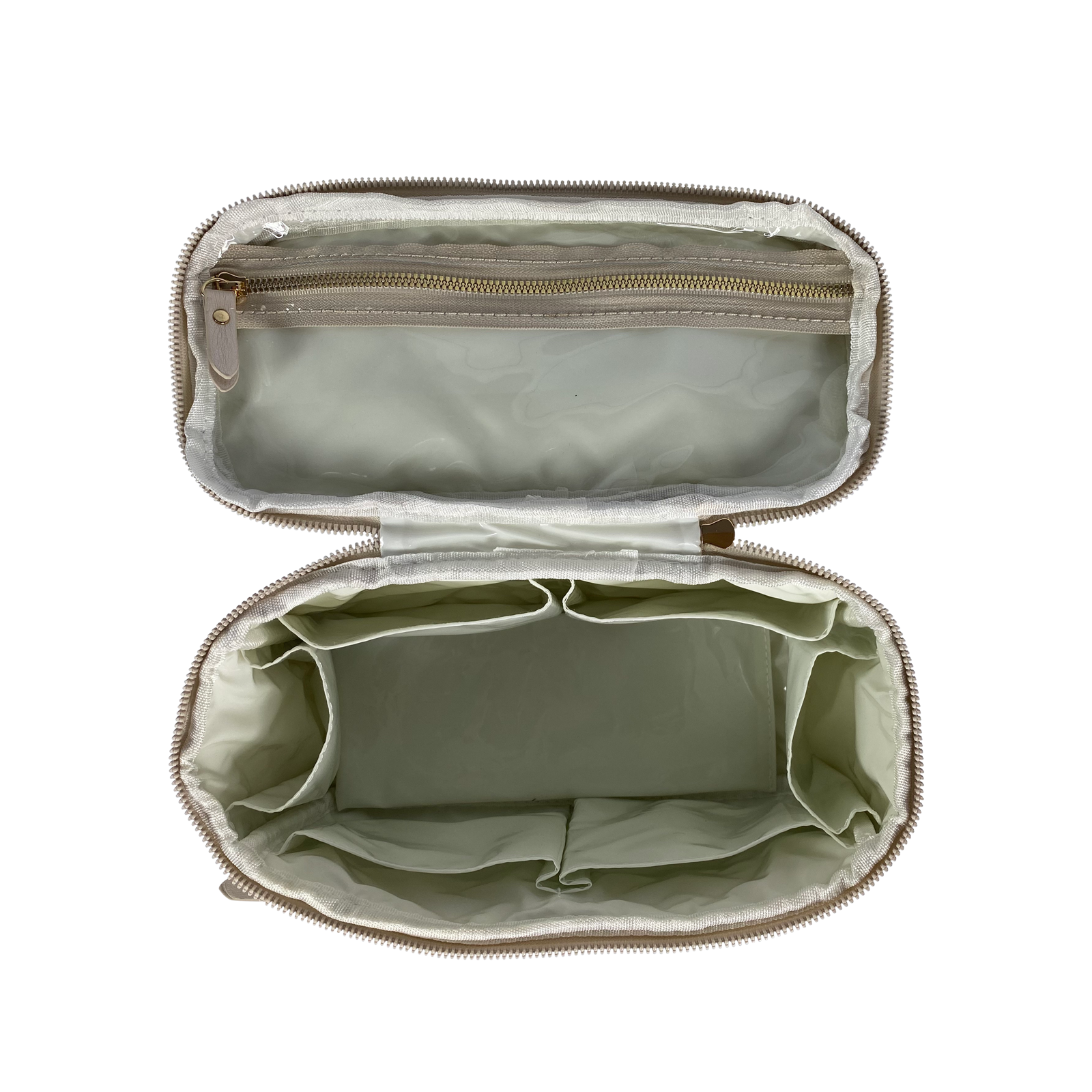 PurseN (new) - Classic Train Case - Pearl Quilted