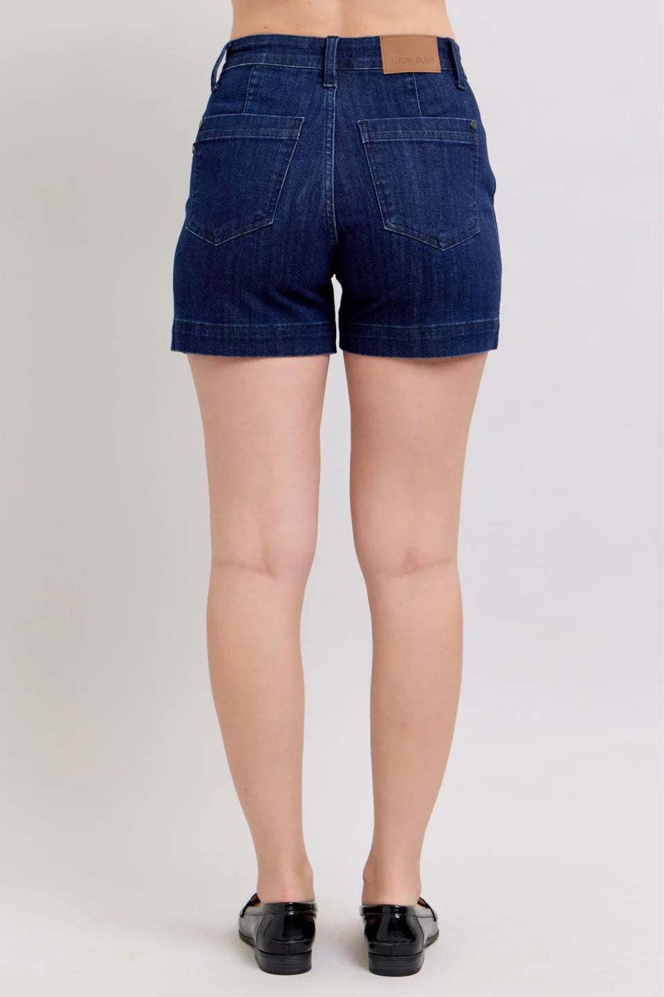 Judy Blue Dark Wash Denim High Waist Shorts