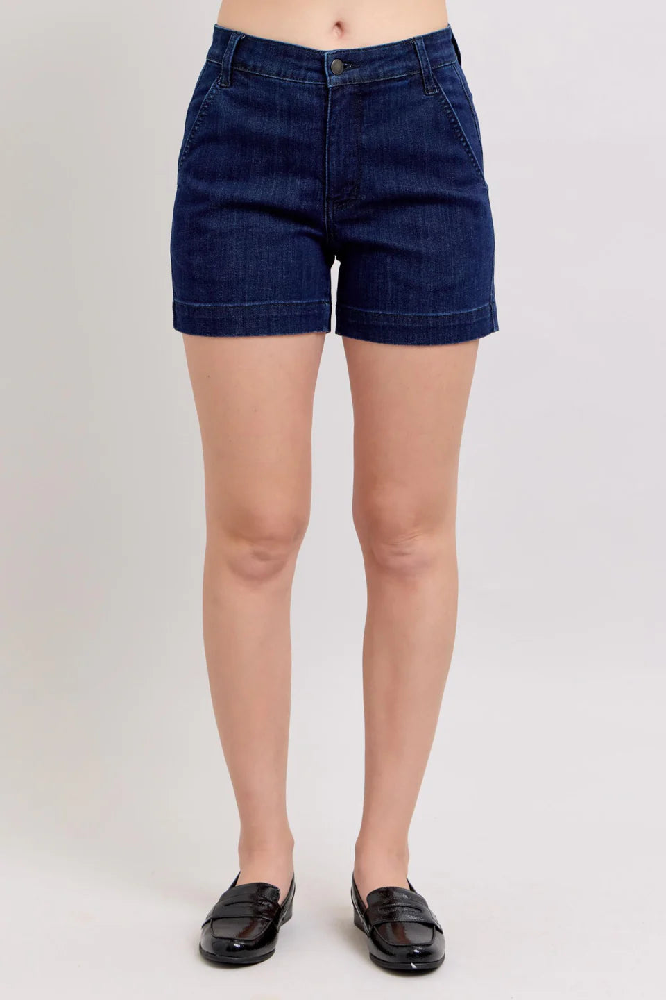 Judy Blue Dark Wash Denim High Waist Shorts