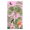 Caspari Paradise Garden Pink Guest Towel