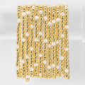 Splendid Iris - 4mm Bead & Pearl Stretch Bracelet