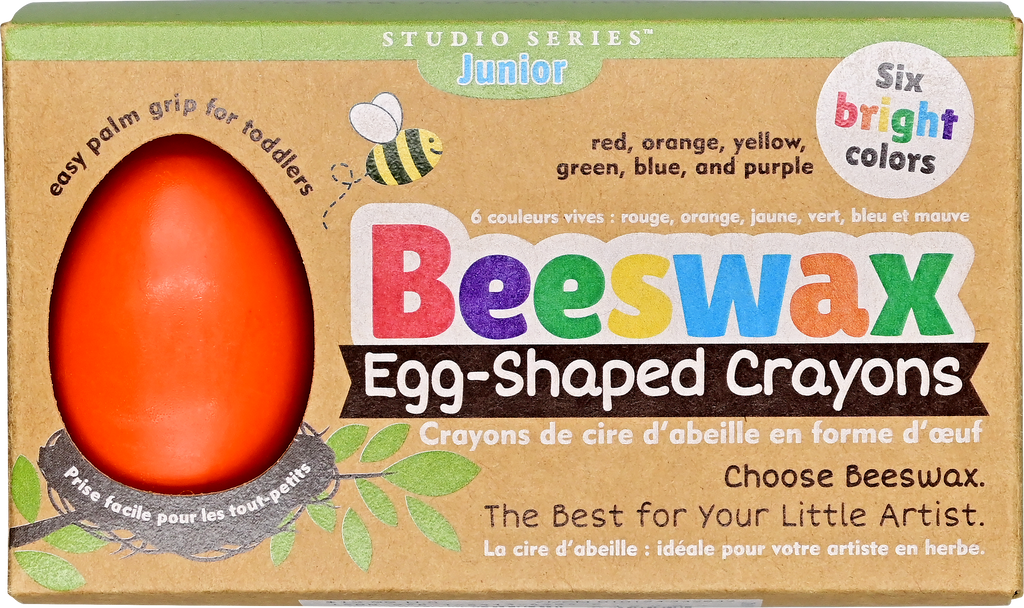 Peter Pauper Press - Studio Series Junior Beeswax Egg-Shaped Crayons