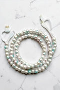 Nash Grey Tie-Dye Beaded Cord Charger
