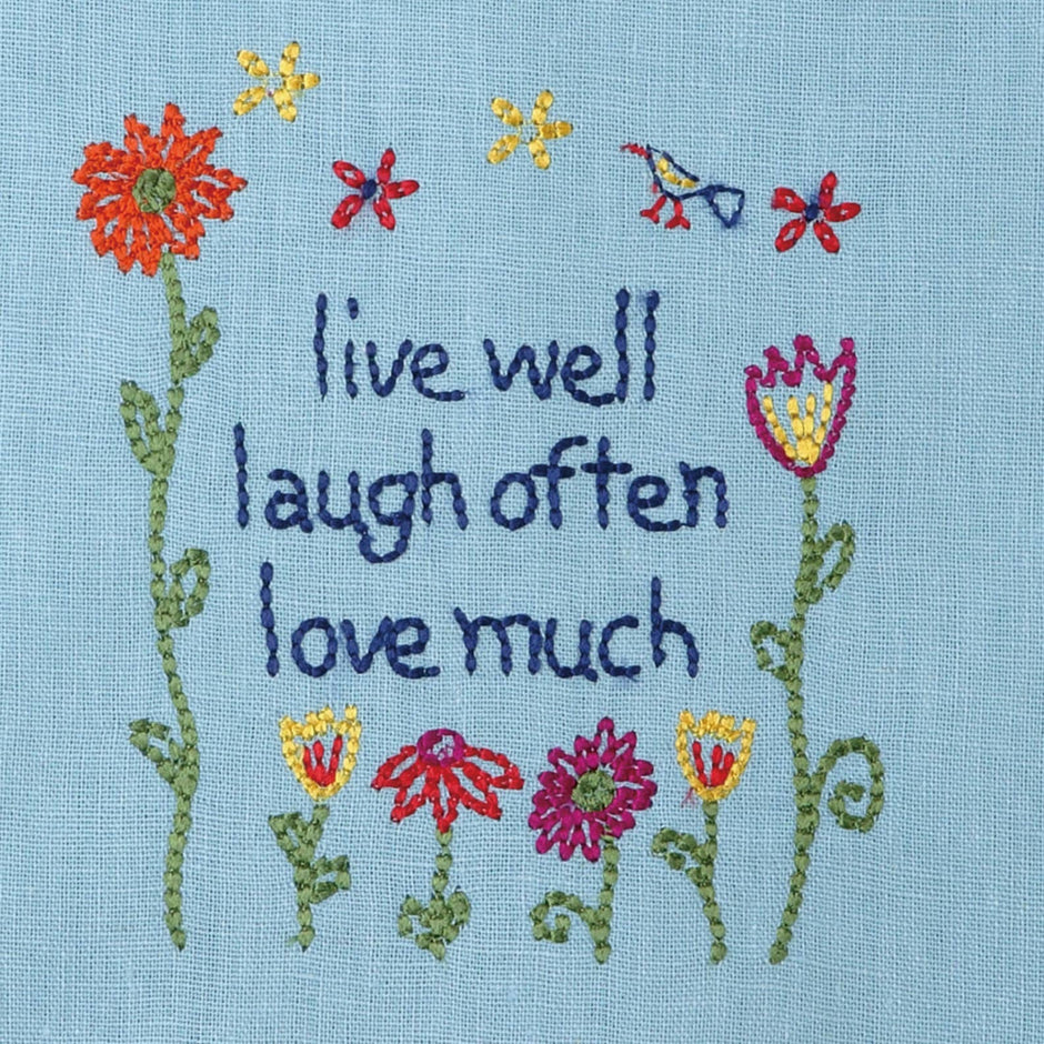 Peking Handicraft - Live Well Pom Pom Kitchen Towel