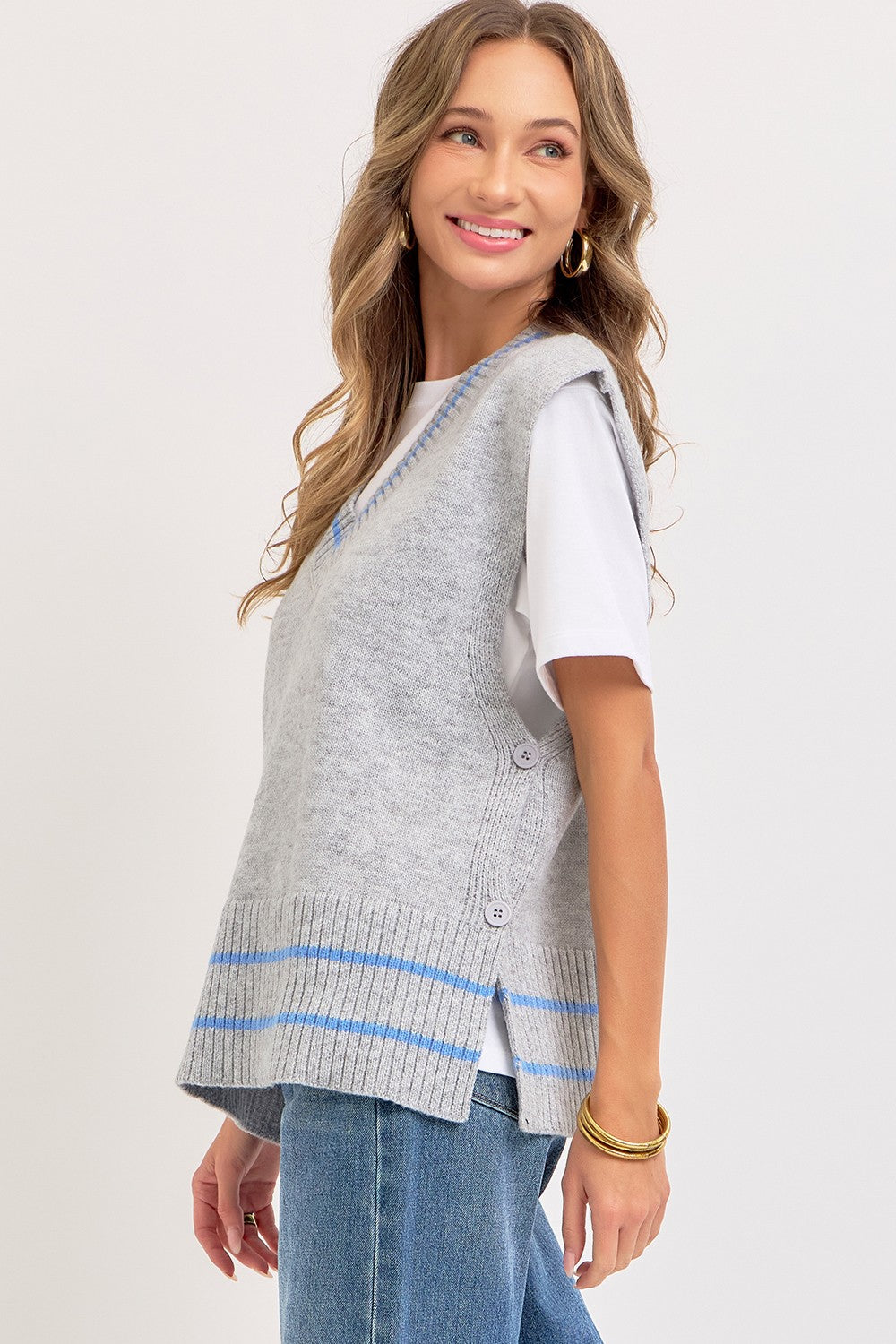 Sweet Lovely by Jen Effortlessly Essential Knit Top/Vest