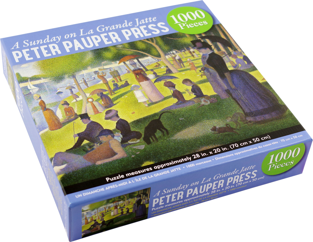 Peter Pauper Press - A Sunday on La Grande Jatte 1000 Piece Jigsaw Puzzle