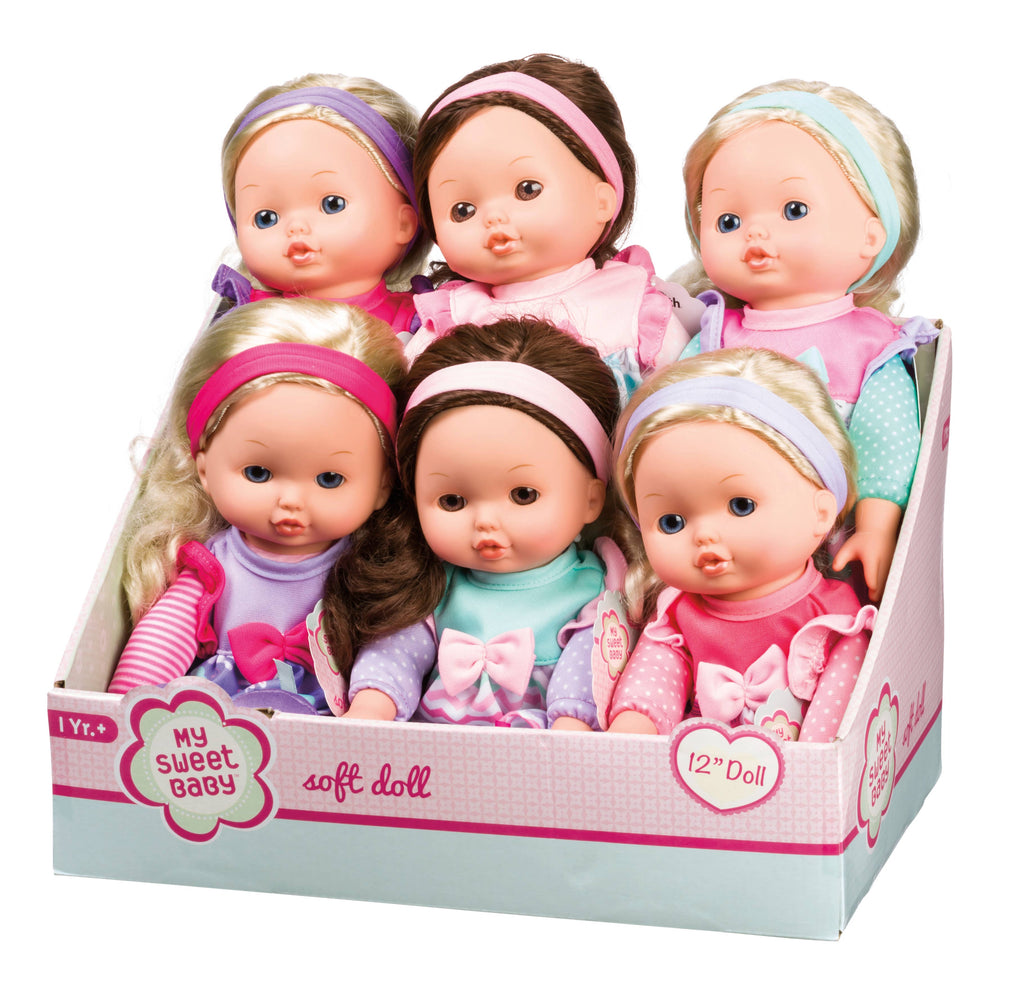 Toysmith - My Sweet Baby 12" Soft Bodied Doll