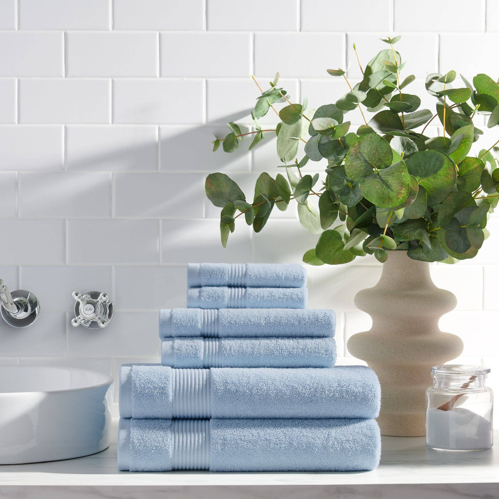 Arkwright Home - Host & Home 6-Piece Bath Towel Set, Color options
