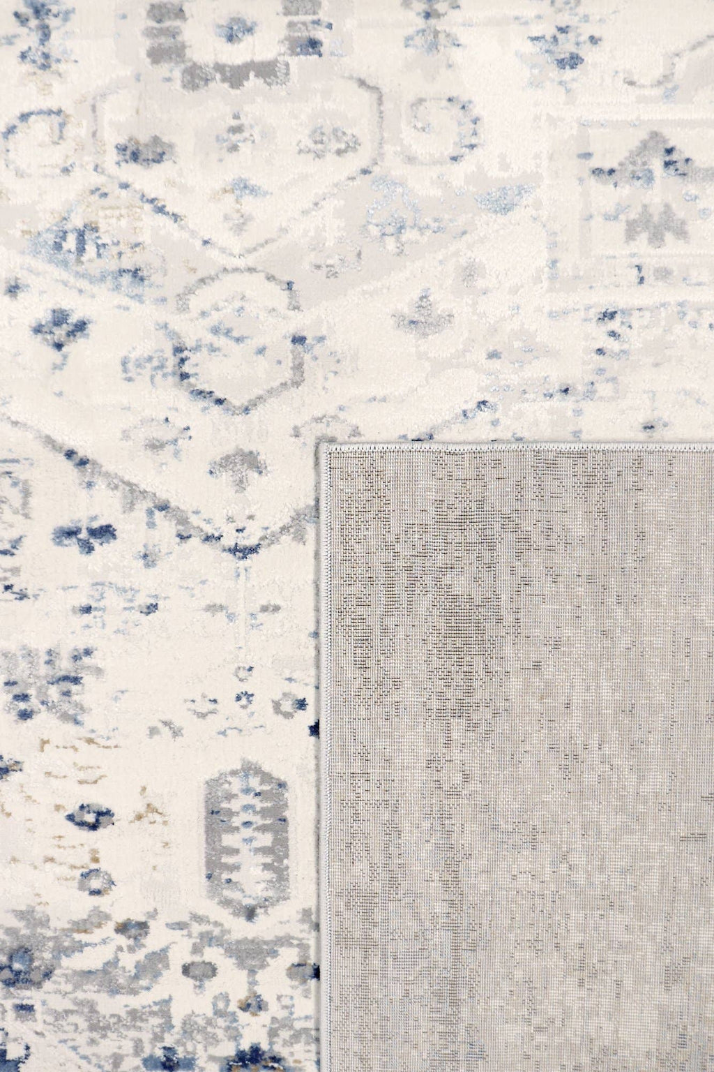 Pasargad Home - Efes Oriental Light Gray/Light Blue Area Rug
