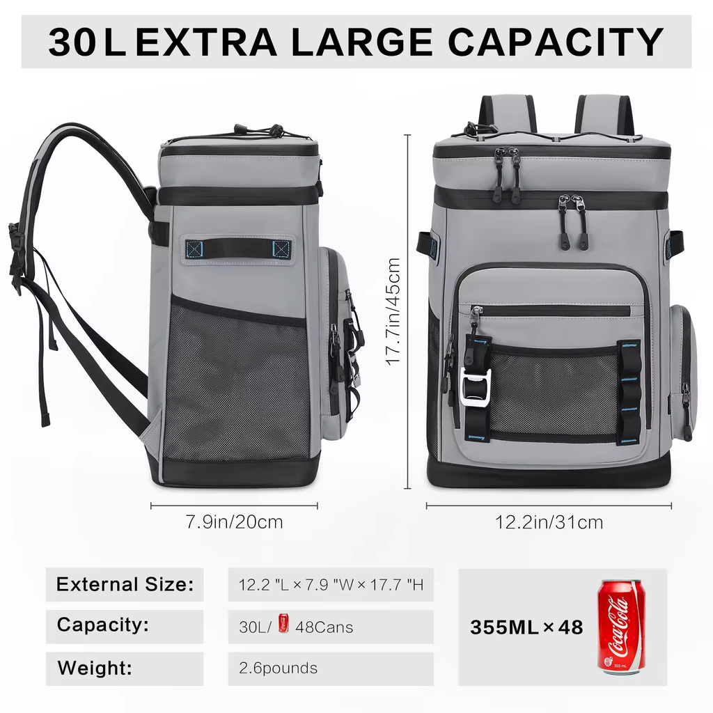 VIGOR - Waterproof Insulated Cooler Backpack Insulated Leakproof