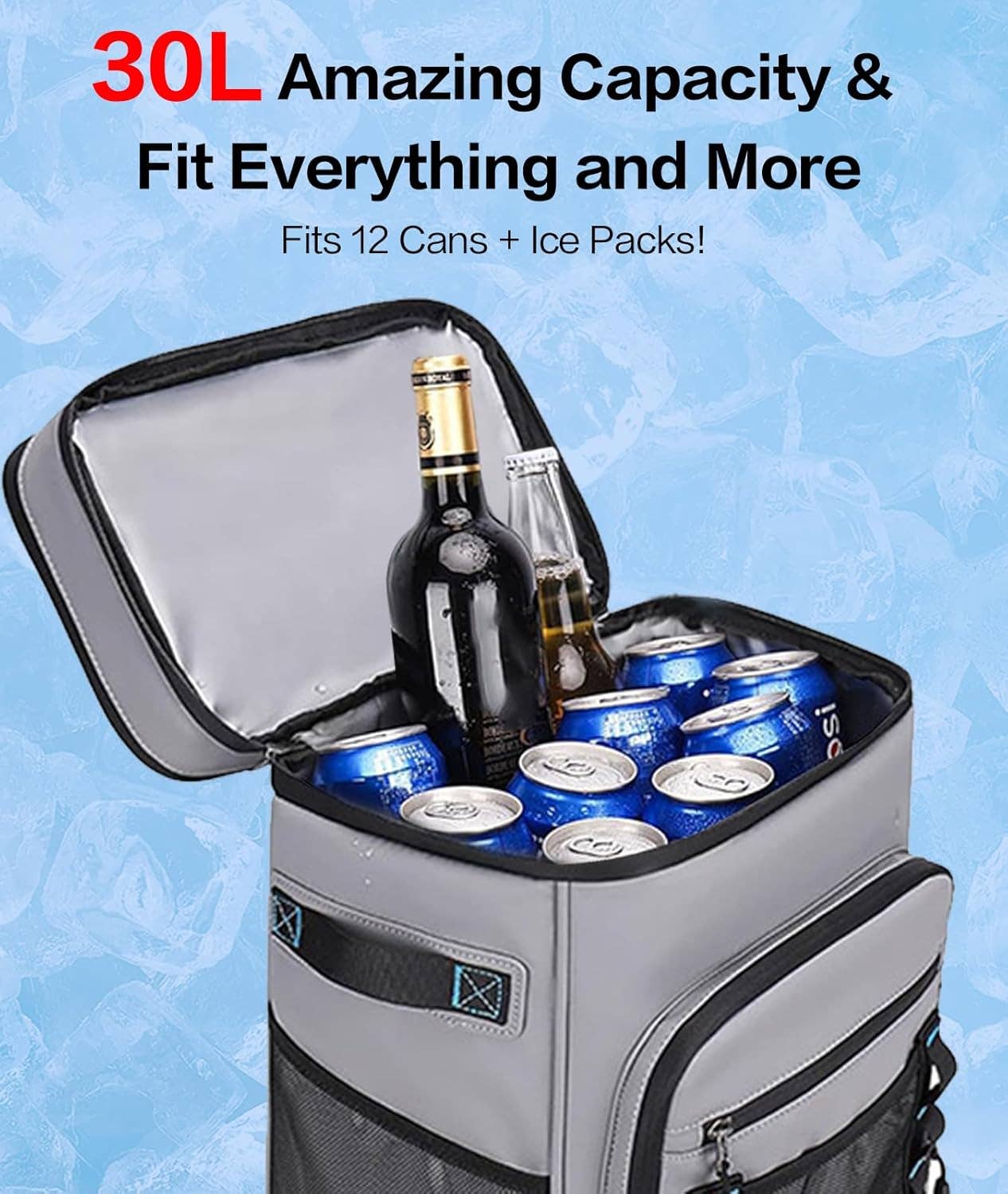 VIGOR - Waterproof Insulated Cooler Backpack Insulated Leakproof