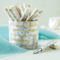 Two's Company Mother of Pearl Covered Pen