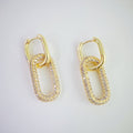 Ellison+Young - Urban Glow Link Drop Earrings