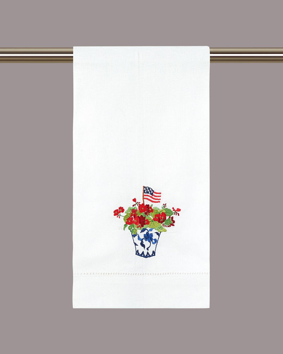 Peking Handicraft - Patriotic Chinoiserie Guest Towel