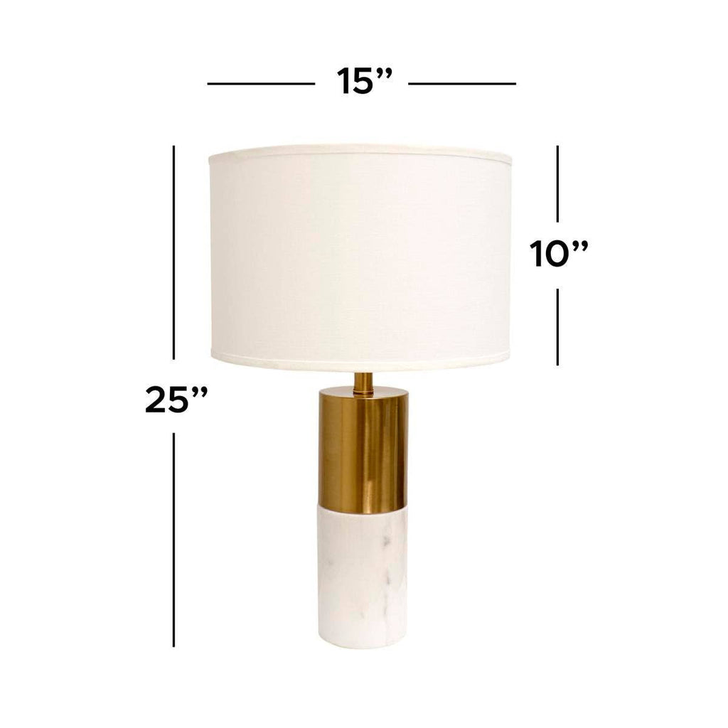 Pasargad Home - Rhoda Marble Table Lamp