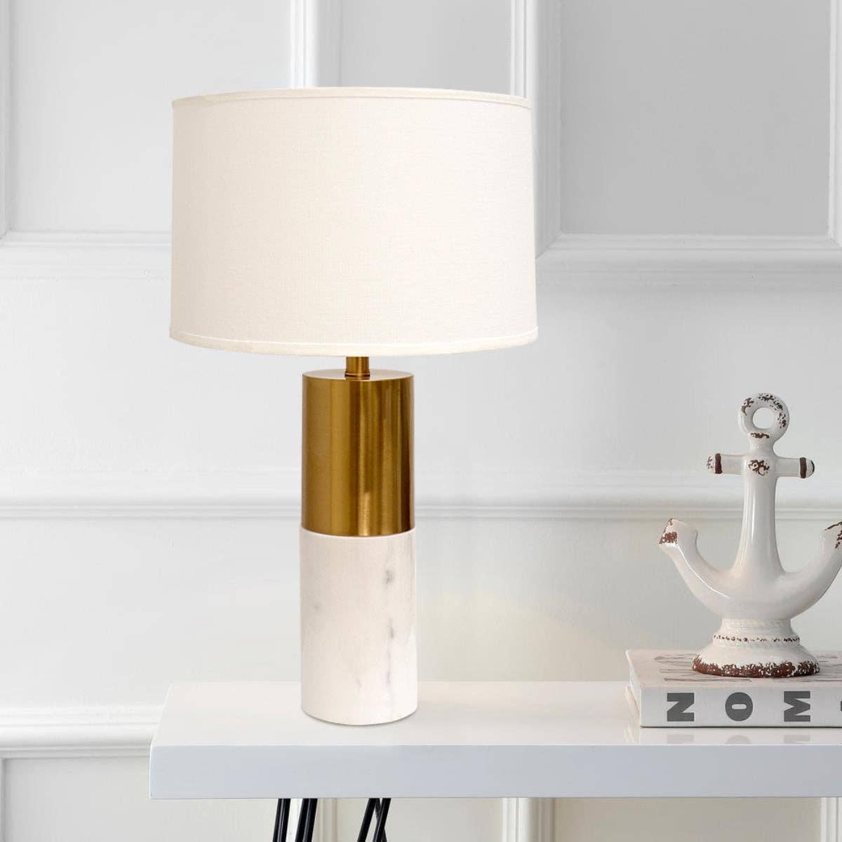 Pasargad Home - Rhoda Marble Table Lamp