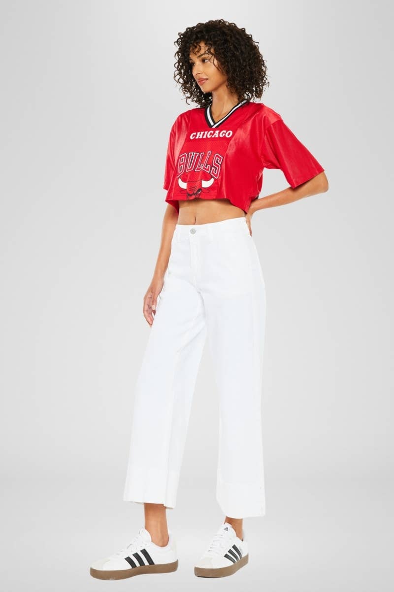 Kan Can USA - OPEN PACK HIGH RISE CROPPED WIDE LEG-KC7480WT