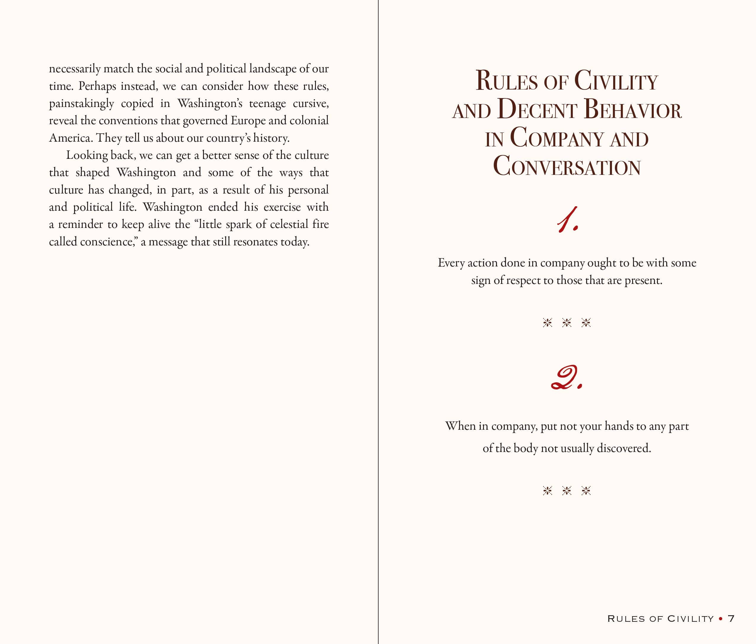 Peter Pauper Press - George Washington's Rules of Civility and Decent Behavior in Company and Conversation