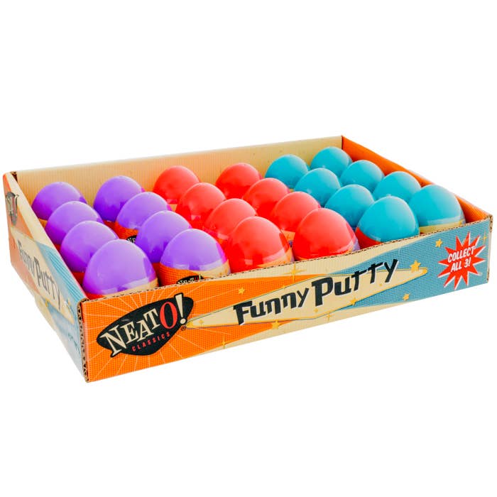 Toysmith - Neato! Funny Putty- Retro Classic, vintage toys