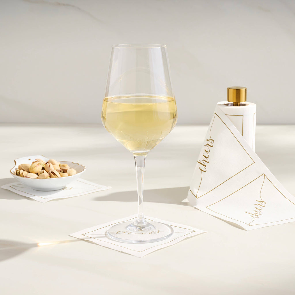 Table Theory (Formerly Toasting with Tara) - Exclusive Cocktail Napkin Stand in Gold