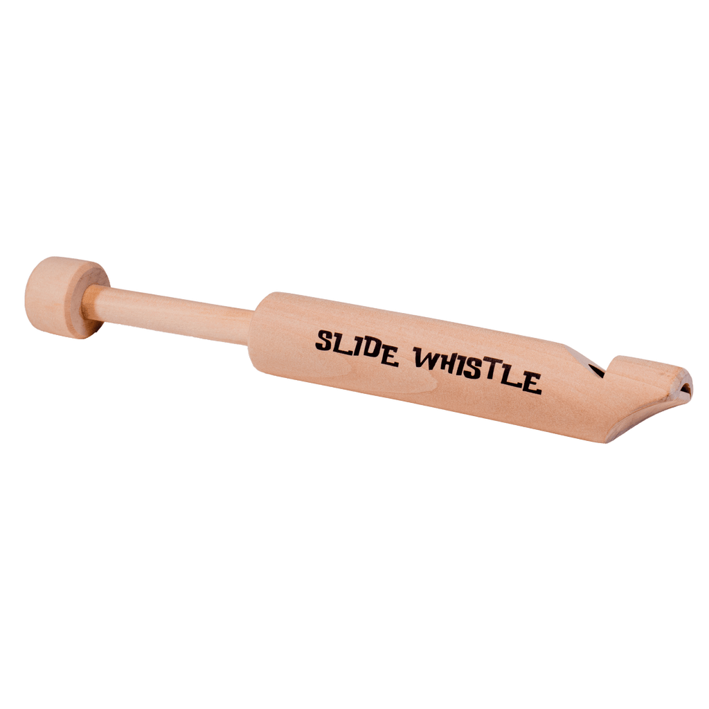 Toysmith - Neato! Wooden Slide Whistle, 6.5" Sealed Musical Toy, Retro