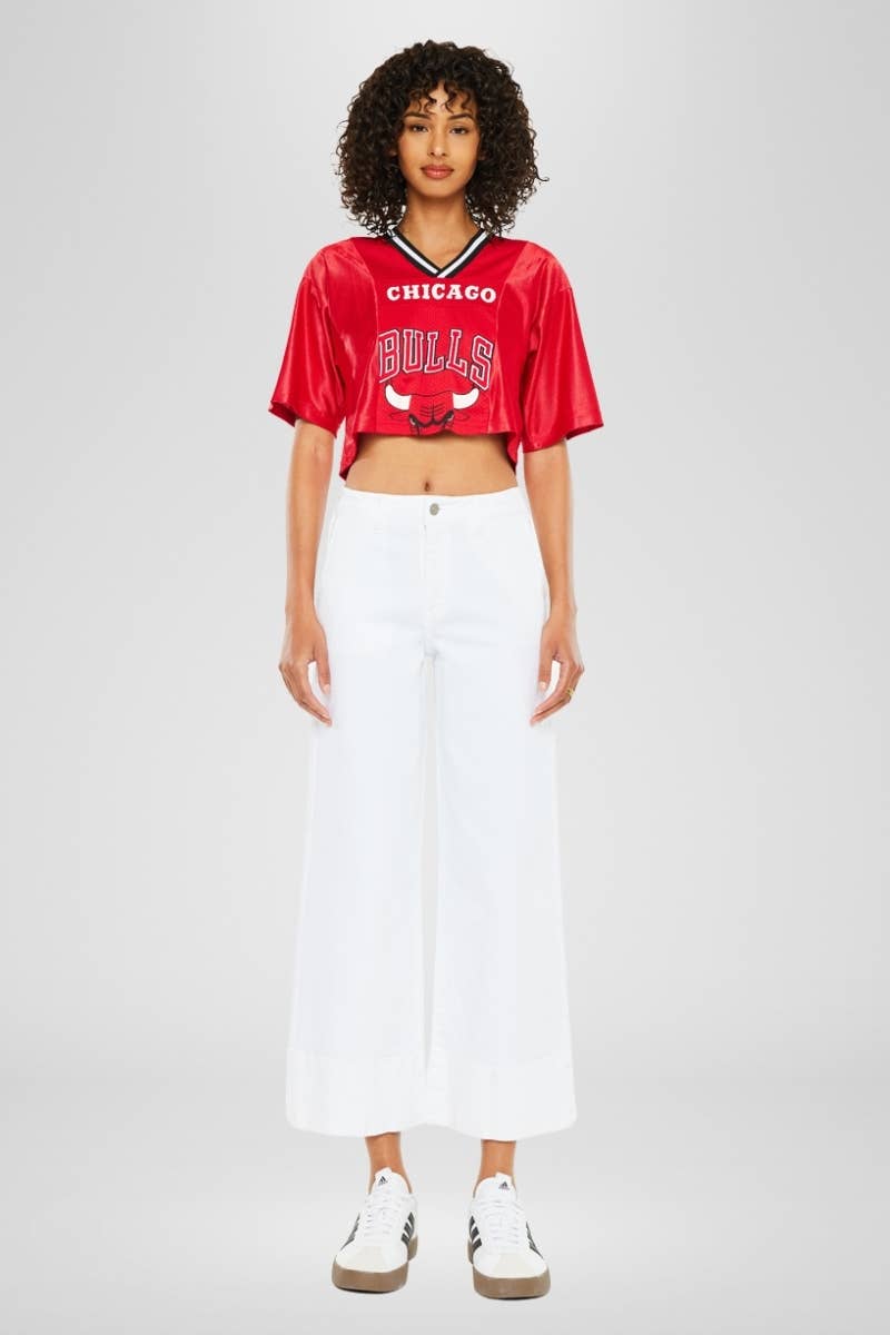 Kan Can USA - OPEN PACK HIGH RISE CROPPED WIDE LEG-KC7480WT