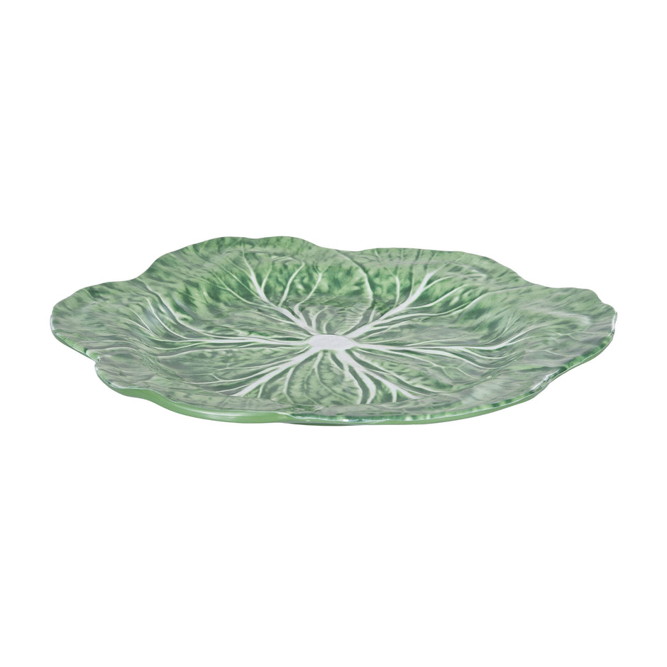 C&F Home - Cabbage Leaf Green Charger Serving Platter