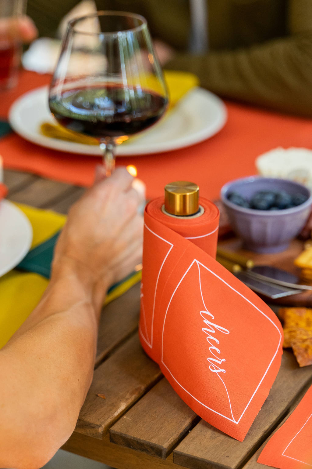 Table Theory (Formerly Toasting with Tara) - Exclusive Cocktail Napkin Stand in Gold