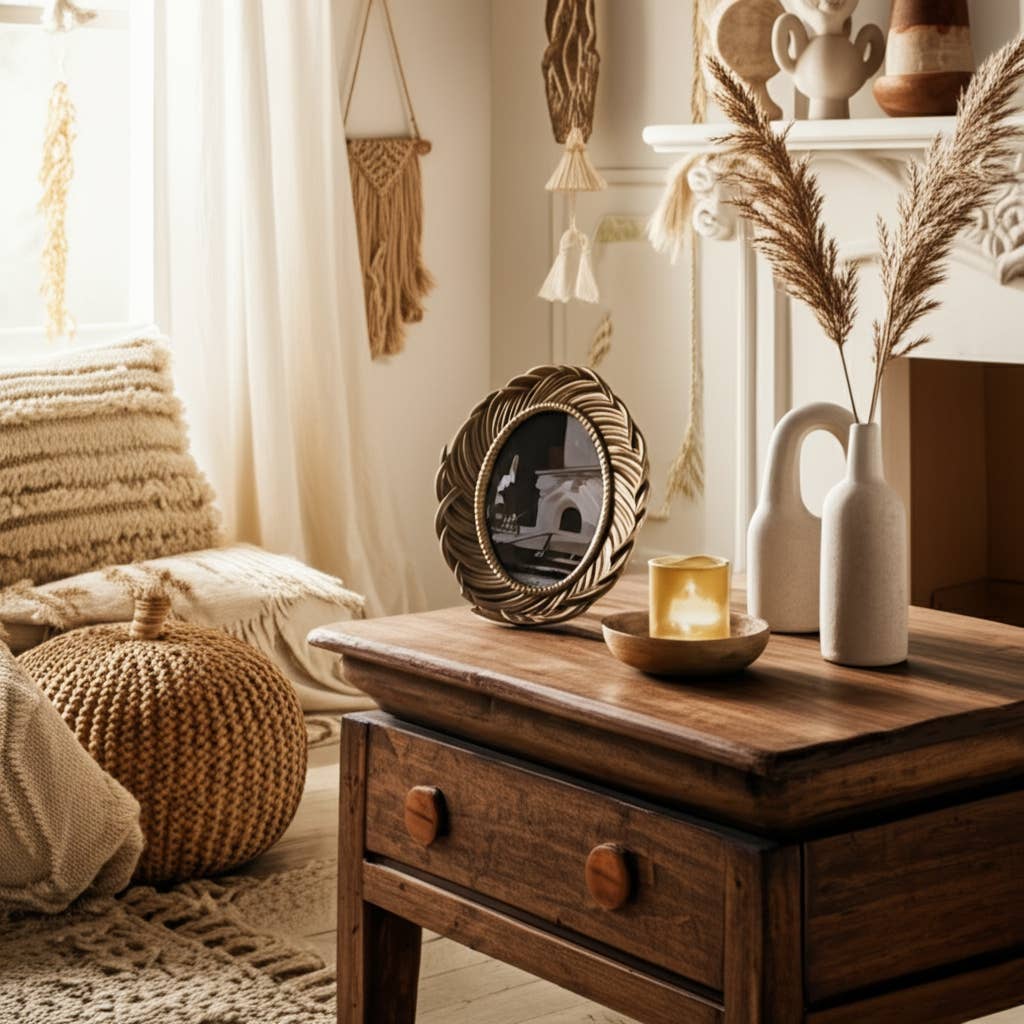 Sagebrook Home Gold Polyresin Feathers Around Oval Photo Frame, 4x6 in.