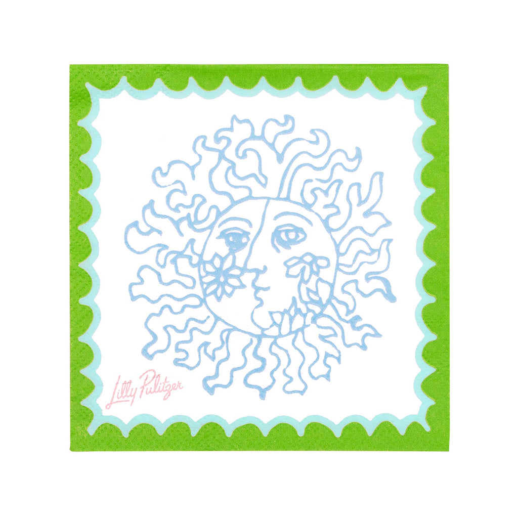 Lilly Pulitzer by Lifeguard Press - Cocktail Napkins, Sun Tiles Home