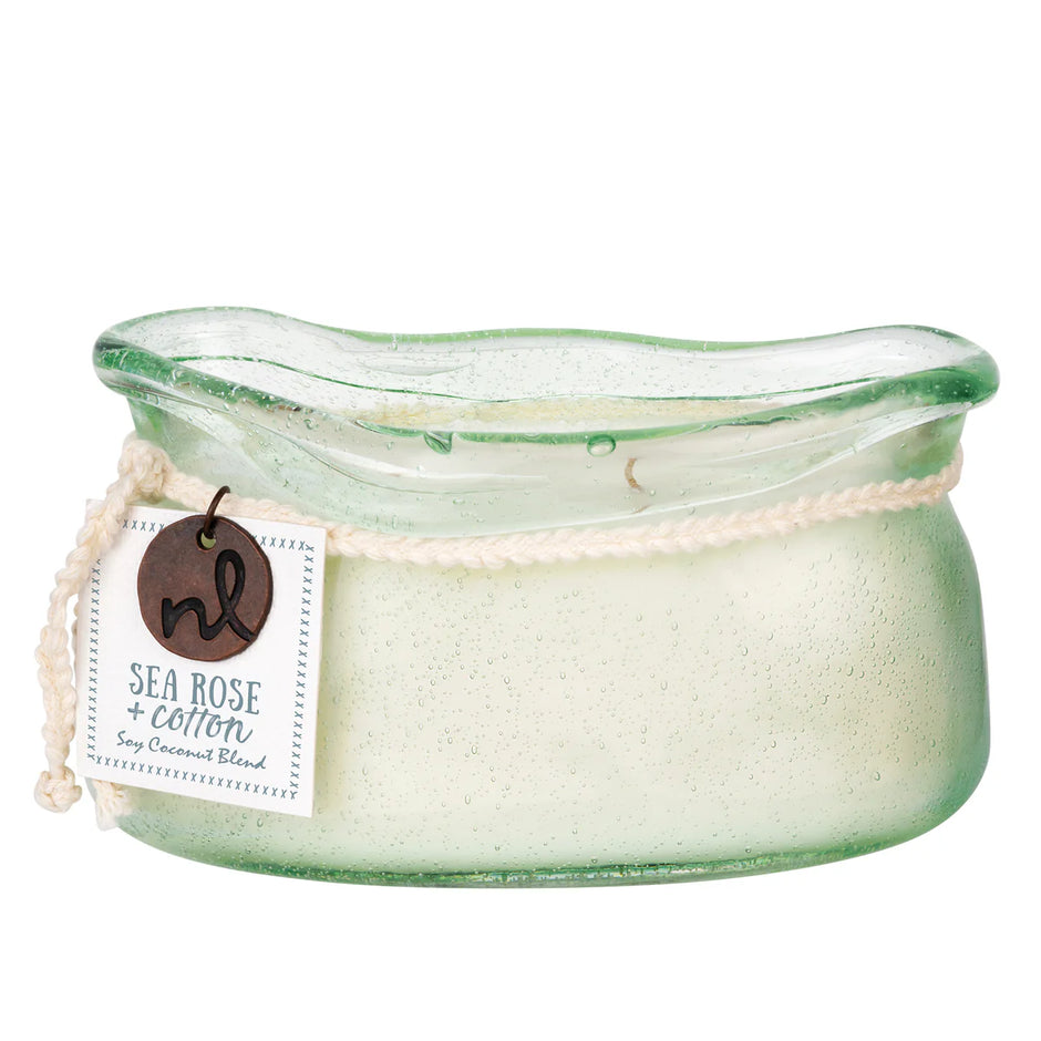 Northern Lights Sea Glass Candle
