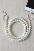 Nash Grey White Pearl Cord Phone Charger
