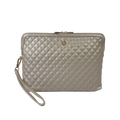 PurseN  - NEW Updated Litt Makeup Case - Pearl Quilted