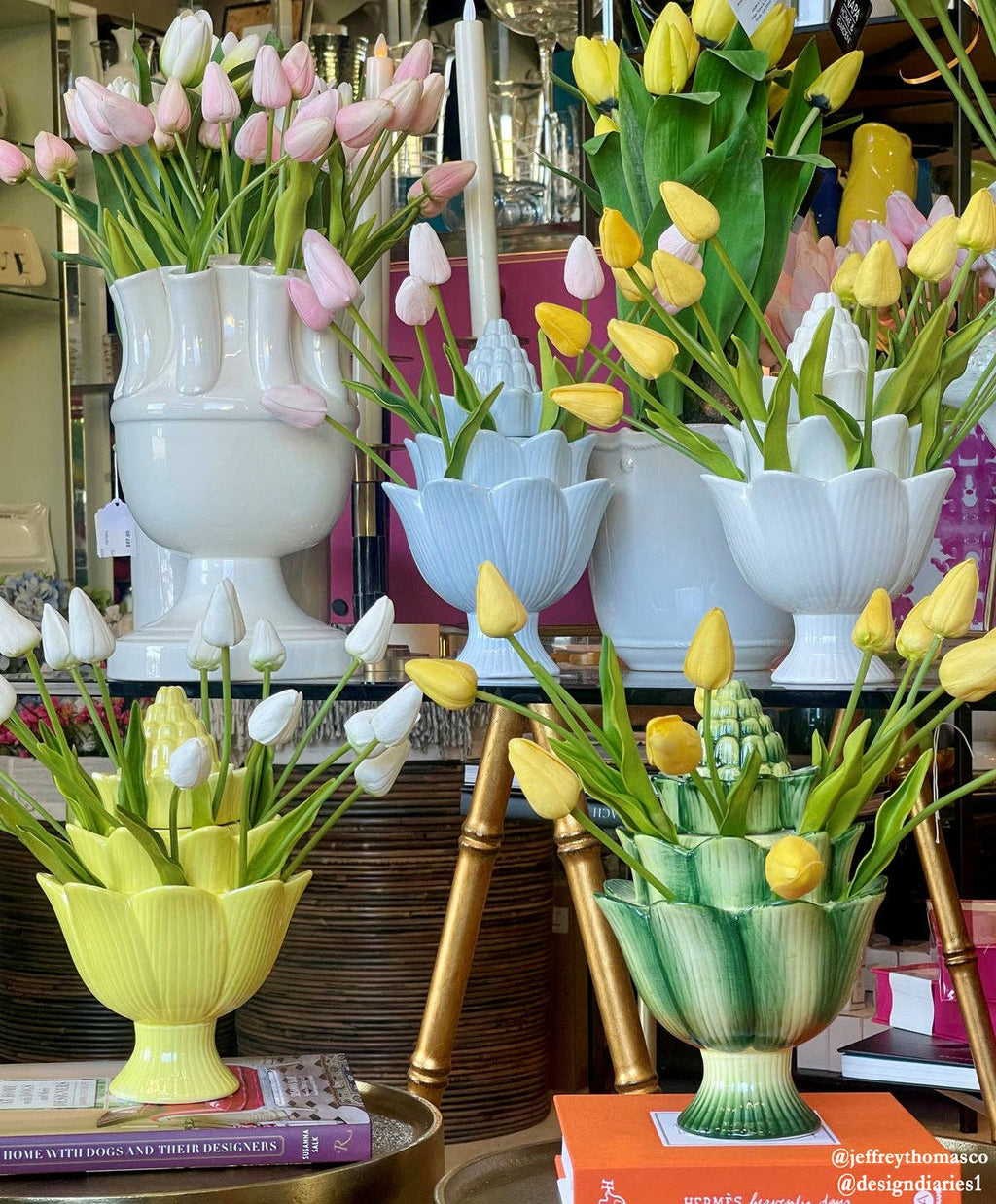 LOOMLAN - Artichoke Handmade Ceramic Tulipiere