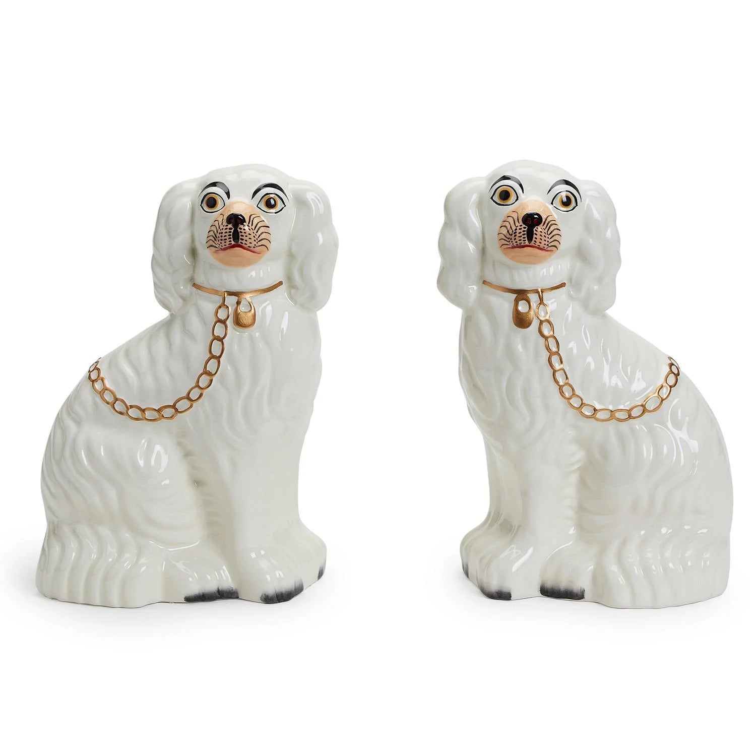 Two's Company Staffordshire Dog Statues