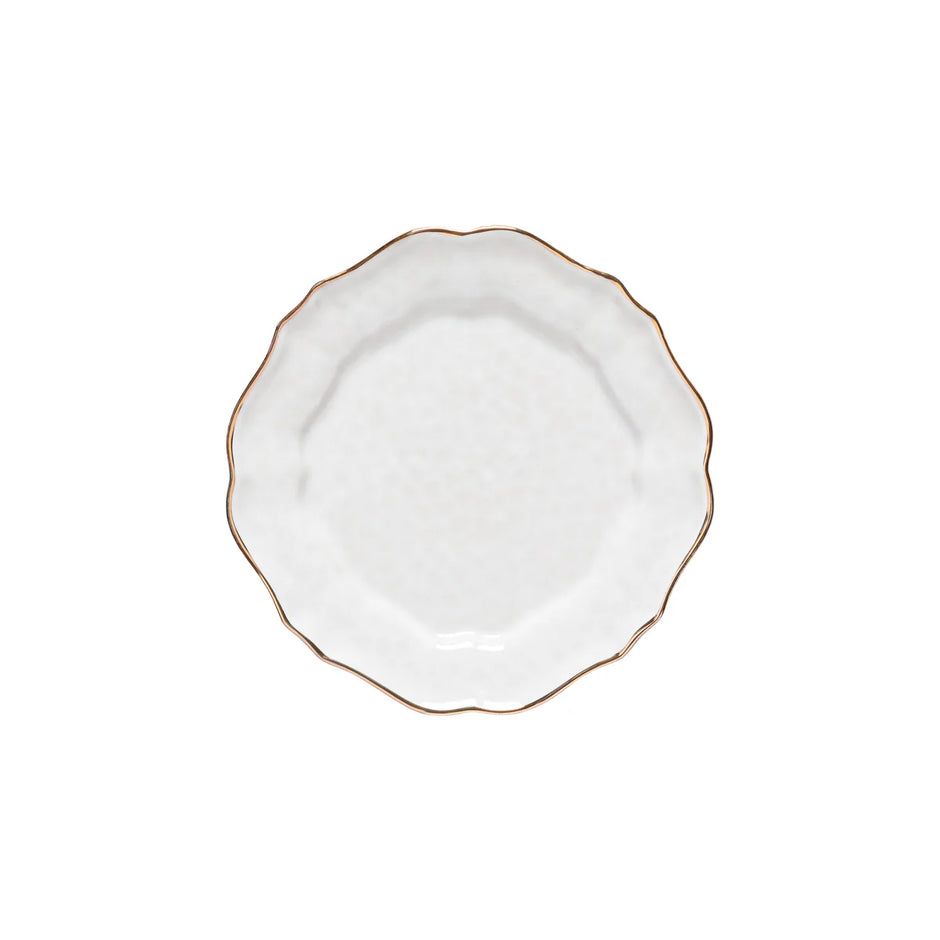 Casafina Impressions Gold Salad/Dessert Plate