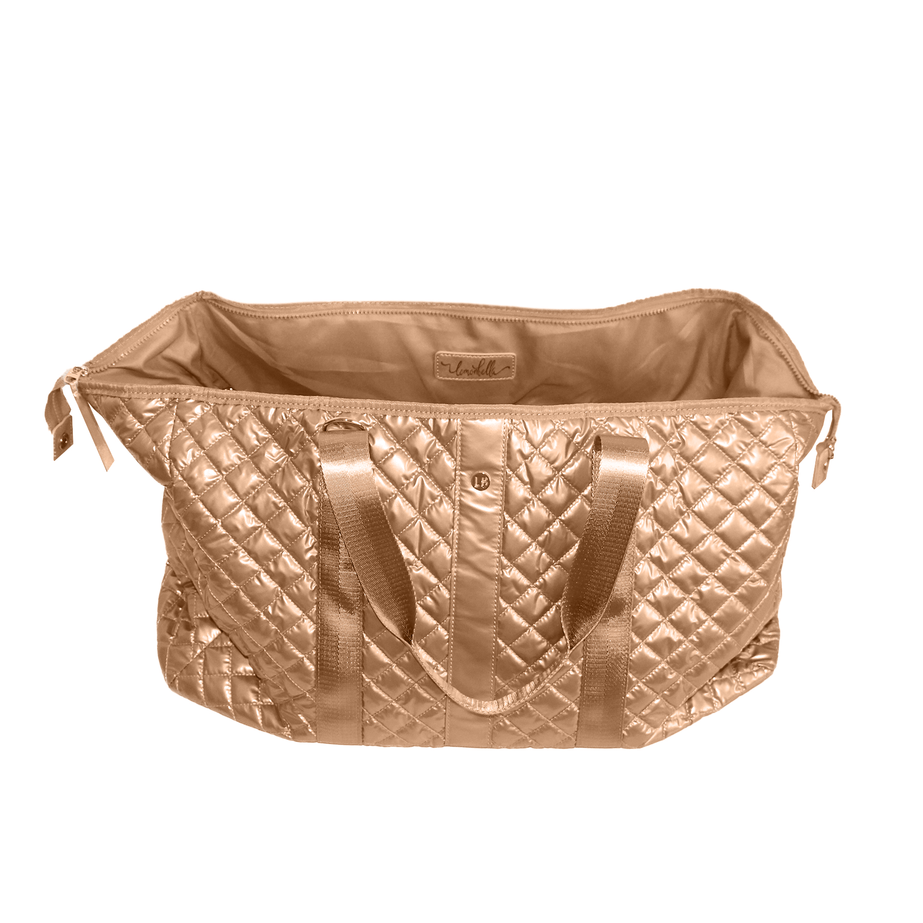 Lemonbella - Lemonbella Copper Diamond Weekender Duffle Travel Bag 3/1