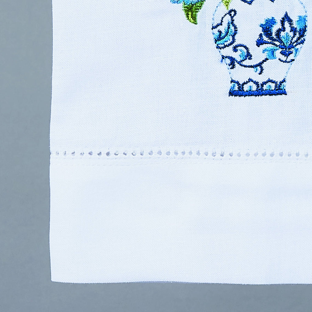 Peking Handicraft - Blue Hydrangea Guest Towel
